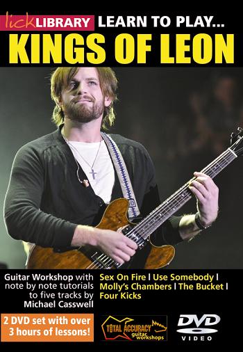 Lick Library Releases Learn To Play Kings Of Leon Guitar